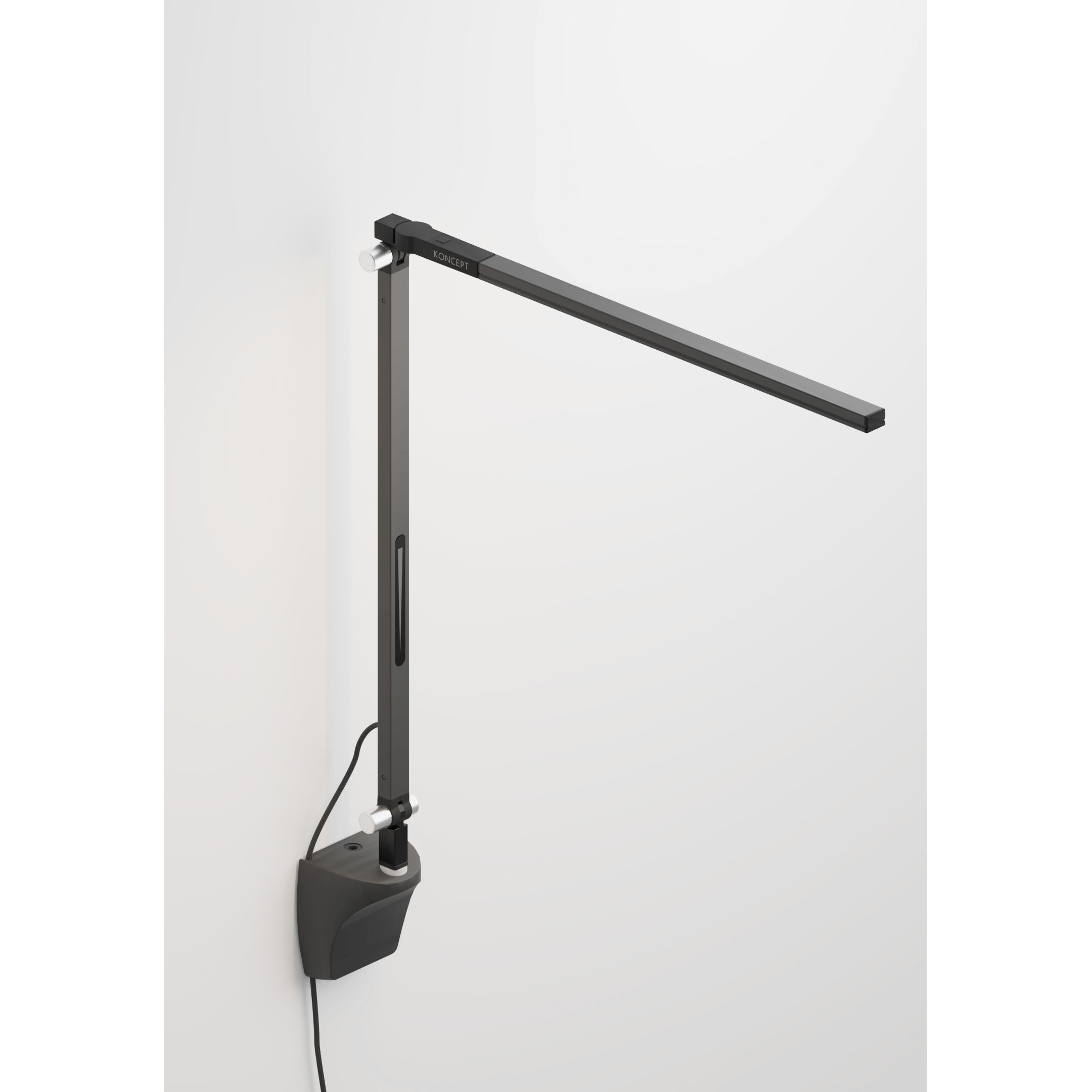 Z-Bar Solo Mini LED 2.6 inch Metallic Black Wall Mount Desk Lamp Wall Light